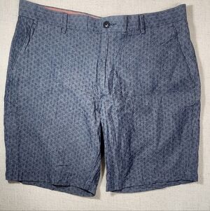 Stylish Gray Patterned Men's Shorts